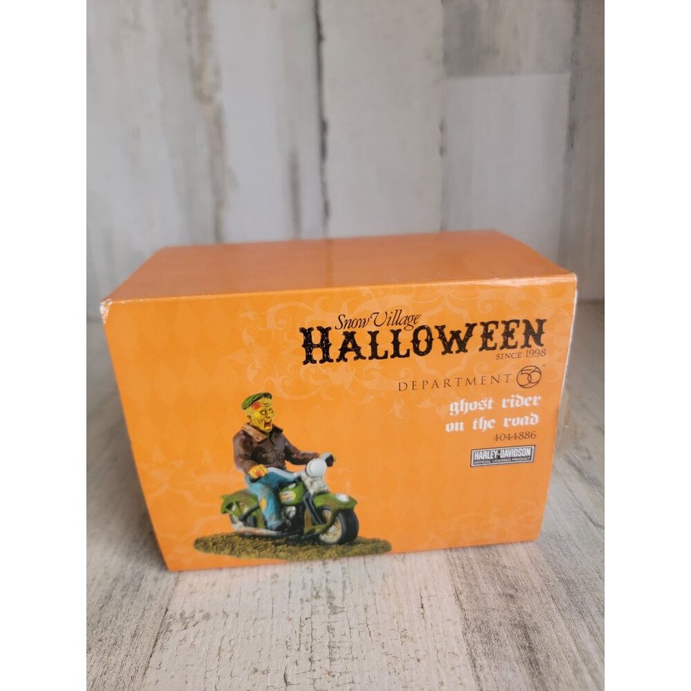 Dept 56 4044886 Ghost rider on the road Snow Village Halloween‎ accessory